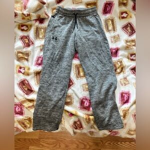 Gray Kids Under Armor Sweatpants size M
